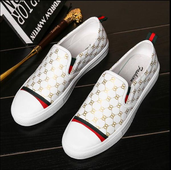 

spring autumn men casual pu shoes flat breathable fashion comfortable sneakers 2022 new size:39-44, Black