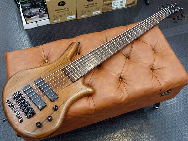 

pro series thumb bo 6st natural transparent satin electric guitar bass