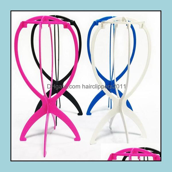 

wig stand hair accessories tools products colorf ajustable stands plastic hat display head holders 18x36cm mannequin head/stand portable f, White