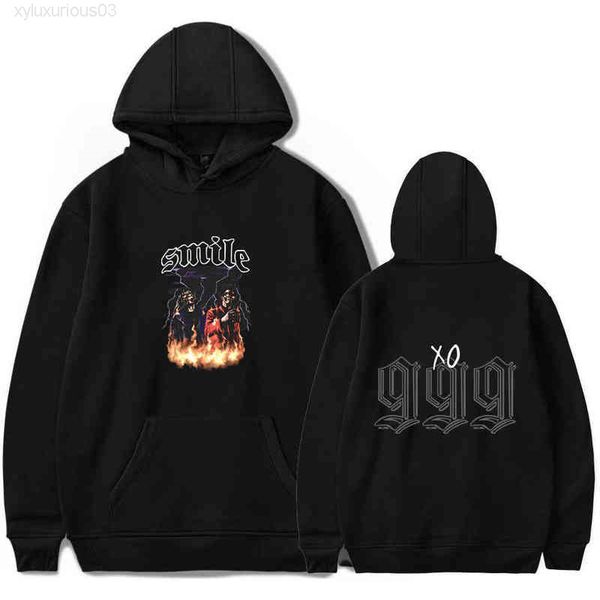 

juice wrld hoody couples fashion costume sweatshirt autumnwinter warm pullovers, Black