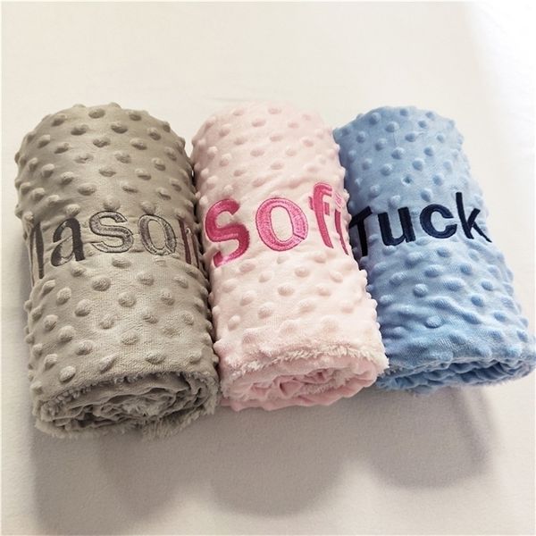 

name personalised born swaddling bedding set swaddle soft fleece toddler crib bed stroller 220617