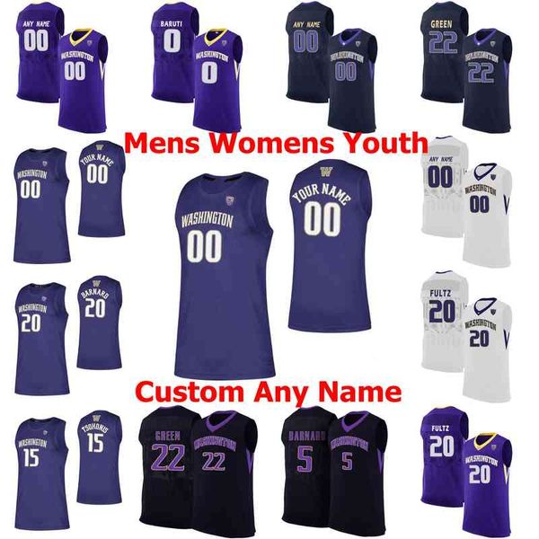 Seltene Washington Huskies College Basketball-Trikots Herren Noah Dickerson Jersey Quincy Pondexter Sam Timmins Terrence Ross individuell genäht