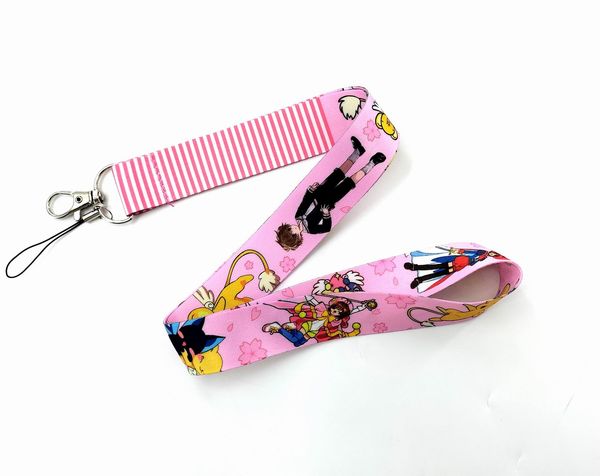 10 Pack Cardcaptor Sakura Cartoon Anime Anime Lanyard Кепоя цепочка шеи ремень для камеры идентификация камера.