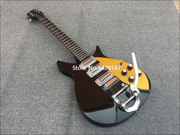 

ricken 325 electric guitar 6 strings rosewood fretboard black color gloss finish in stock