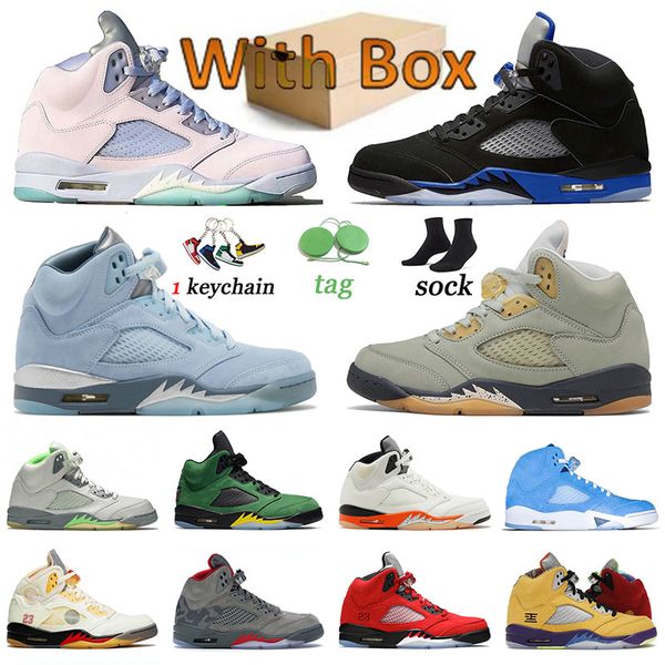 

aaa+ quality 5 5s jumpman basketball shoes men trainers designer sneakers jade horizon easter fire red racer blue camo concord blue bird ore