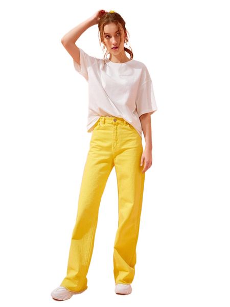 

x diane lee slogan graphic drop shoulder tee 56cr#, White
