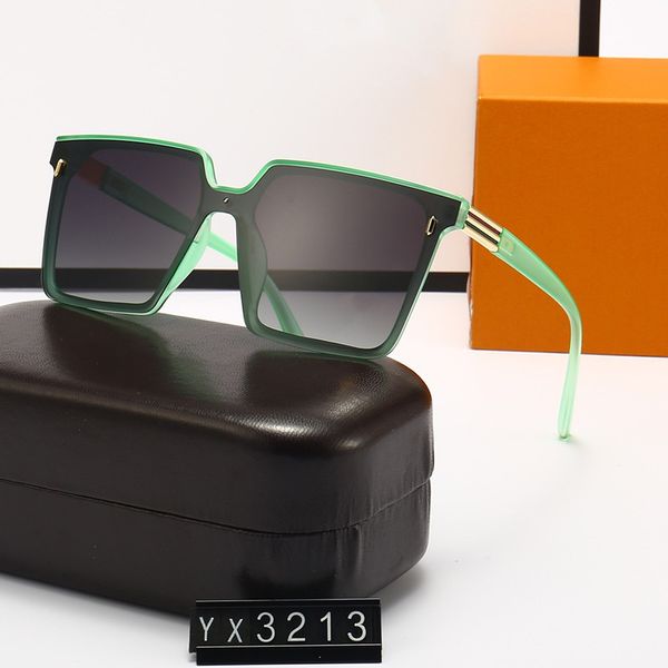 

designer sunglasses square sun glasses fashion trend retro mens womens uv protection full frame 5 colors available with box, White;black
