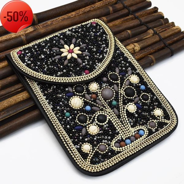 

fashion luxury designernew style leather bead chain messenger shoulder bags