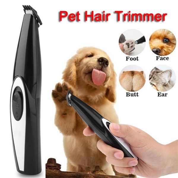 USB recarregável animal de estimação aparador de cabelo para cães gatos pet clipper de cabelo grooming kit gatos animais de estimação pets clipper grooming 220423