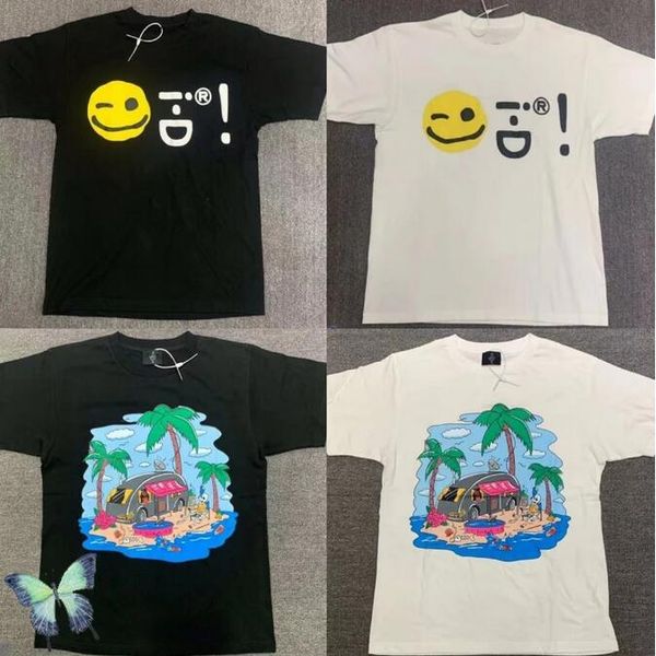 

t-shirt vintage quality heavy fabric tee oversize pattern t shirt men women casual fashion, Black;brown