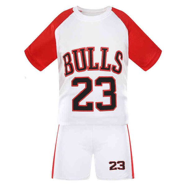 

chilen's basketball suit short sleeved boys' and girls' jerseys sports primary school students' middle, Gray