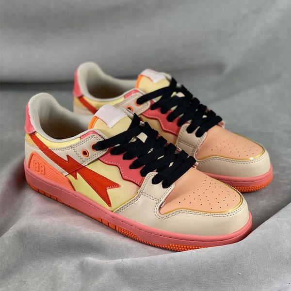 

2022ss stadium goods bath aped mens runing shoes sk8 to nigo women sneakers 80s