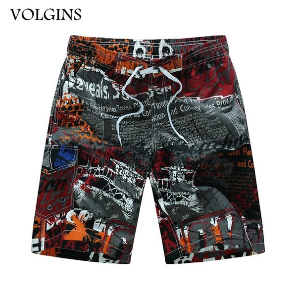 Shorts de praia de homens de streetwear m 6xl plus size havaí placa de impressão Man Summer Summer Dry Bermuda 220715