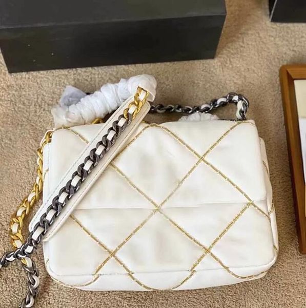 

sw classic designer bags genuine leather solid color crossbody bags mini flap handbags gold-tone diamond quilting messenger shoulder bag wom