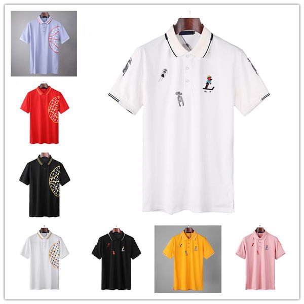 

mens womens polos designers plus tees loosetees fashion brands mans casual t shirt luxurys clothing street black white shorts sleeve clothes, White;black