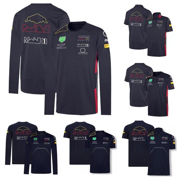 

f1 formula 1 racing t-shirt team polo suit same style customization