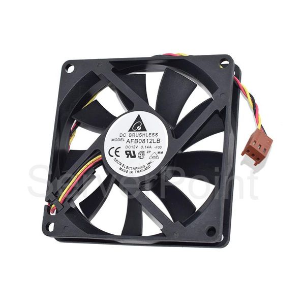 Fãs de resfriamento para delta AFB0812LB 8015 DC 12V 0,14A Três linhas 8cm servidor inversor ventilador de resfriador axial do ventilador