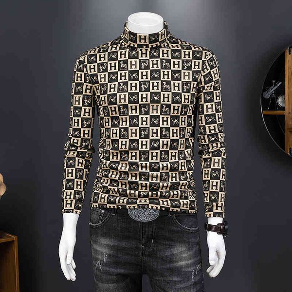 

2022 latest brand fashion design trend men's women's same sweater long sleeve t-shirt tide thickened 2022 autumn winter shirt, White;black