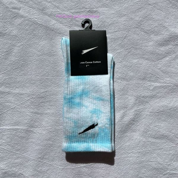 

fashion classic men's socks hook brand cotton tie dyed long tube street couple middle moisture absorption sock men women luxury medium, Black