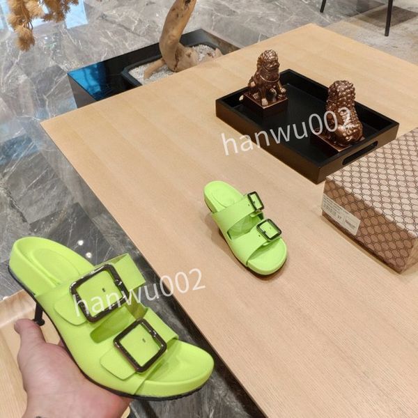 

2022 women heeled shoes sheepskin lining sandals square toe genuine leather sole dress shoes vintage versatile size35-40, Black