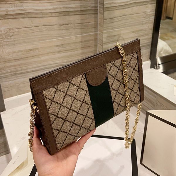 

clip chain bag totes bags strapping luxury designer brand fashion shoulder handbags new women chains phone bag wallet cross body