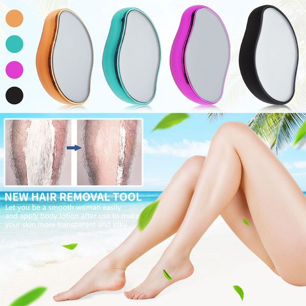 Schmerzloser Epilierer, wiederverwendbarer Nano-Glas-Haarradierer, physikalischer Haarentferner, einfache Reinigung, Körperschönheit, Enthaarung, Make-up-Pinsel, sicheres Peeling ZL1303