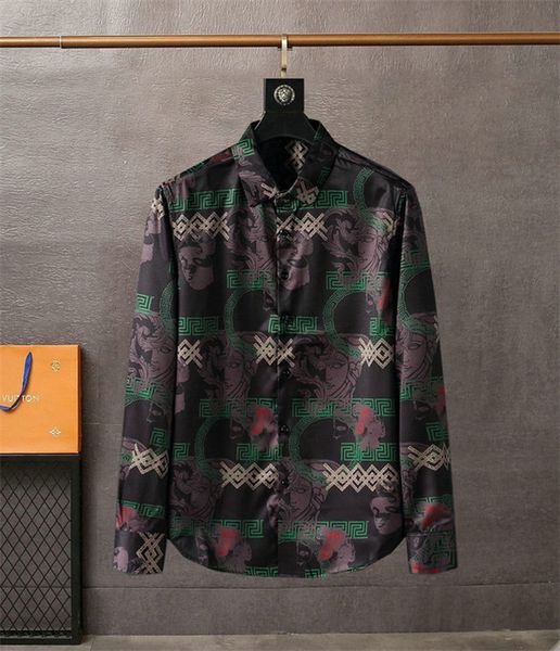 

designer mens shirts fashion casual printed super button up shirt long sleeve womens shirts multiple styles autumn wear #hc102, White;black