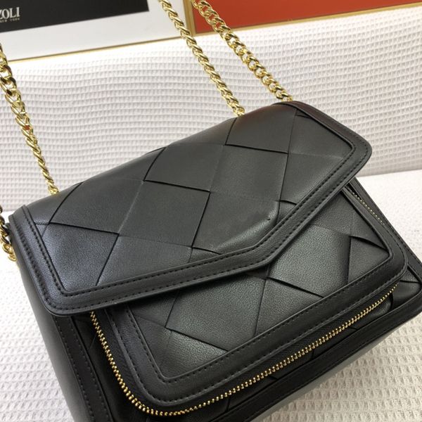

women's classic clamshell chain bag handbag large capacity checked calfskin material cell phone bag fine workmanship retro design