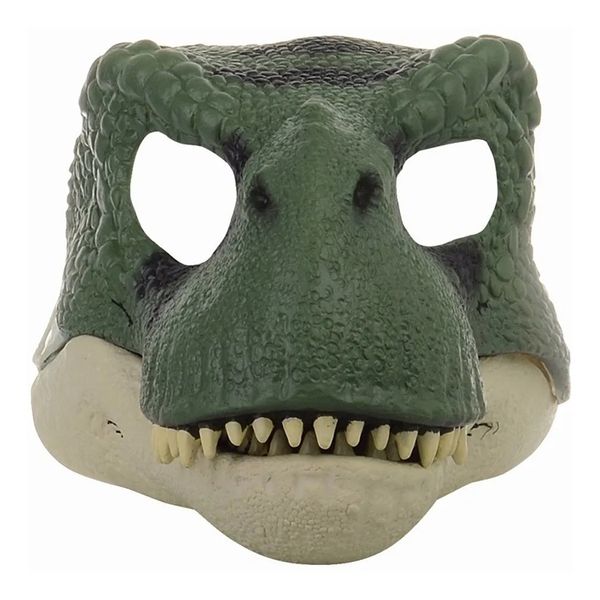 Máscaras de festa dino látex hallowen cosplay fury dinosaur raptor de aniversário de aniversário infantil scary grito suprimentos 220826