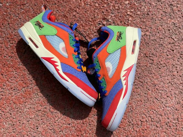 

2021 new 5 low doernbecher men basketball shoes 5s v mens sports sneakers, Black