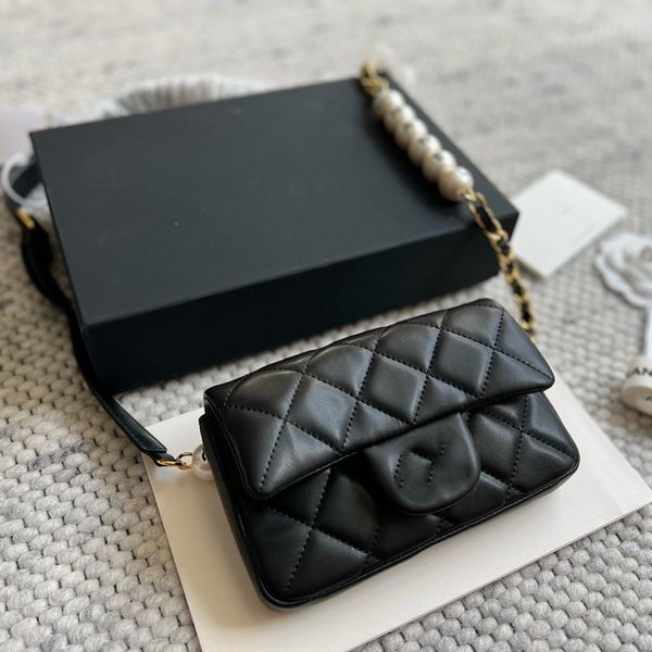

classic bags women fashion pearl bag lady chainbag girl handbags leather handbag casual pocket female totes brand store quality large capaci