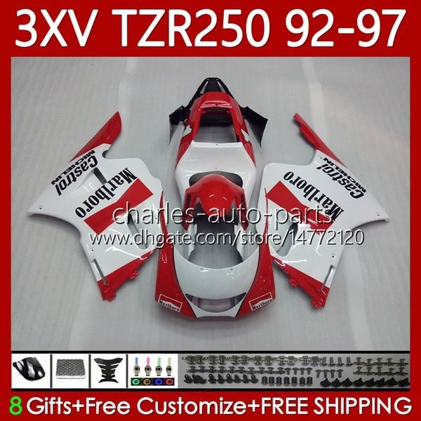 YAMAHA TZR 250 TZR250 RS RR RR TZR250RR TZR-250 92-97 Vücut 117No.9 YPVS 3XV TZR250R 92 93 94 95 96 97 TZR250-R 1992 1993 1994 1995 1996 1997 Kazanan Beyaz Parlak