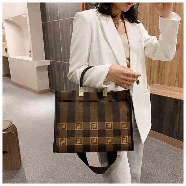 

80%2022 new luxury bags off canvas one tote bag large capacity shopping bagwomen's fashion bags