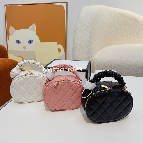 

designer bag style classic mini shoulder chain quilting vanity crossbody bag ghw love wallet cute round cakes baohu sacoche pink white black
