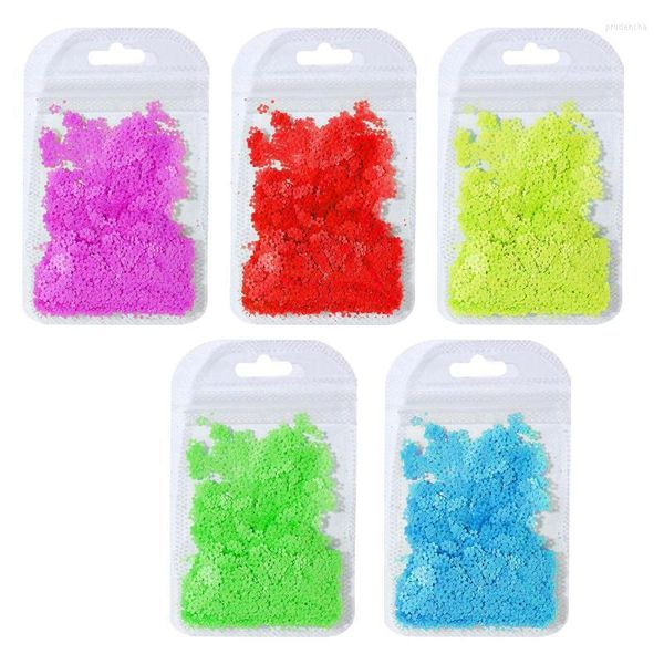 Glitter per unghie 5 sacchetti di manicure delicata chic paillettes fai da te toppe per decorazioni per trucco occhi Prud22