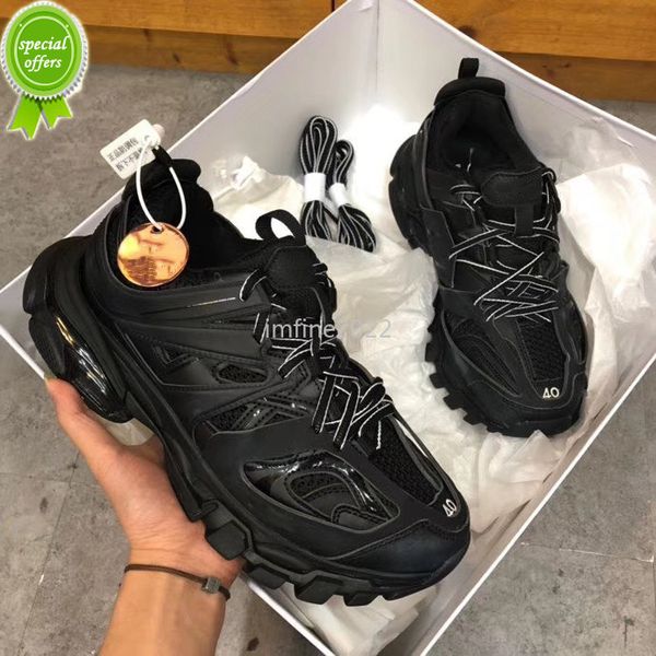 

triple s track 3 .0 casual shoes man woman sneaker lace -up mixed colors fashion lace up grandpa trainer designer shoes chaussures de sport