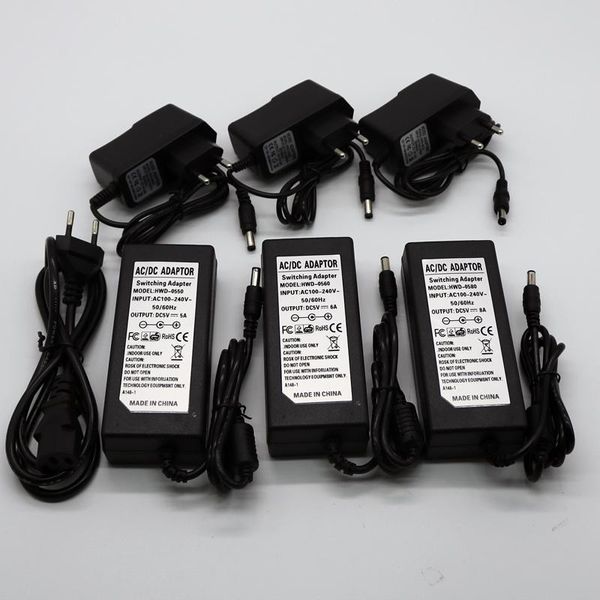 Alimentatore a strisce Trasformatore 1A 2A 3A 5A 6A 8A AC DC Caricabatterie Alimentatore LED Driver EU / US / UK / AU PlugLED