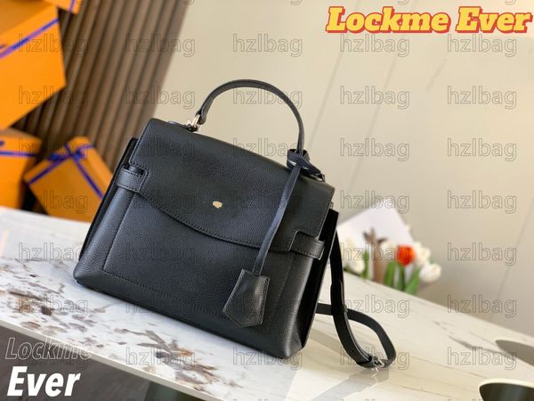 

designer lockme ever bb women bag black s business shopping crossbody tote shoulder s m53937, Brown;gray