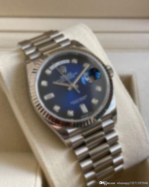 

aaa rolex 36mm men band watches automatic menchanical movement sapphire glass steel women with original green boxes rolexwatch a3, Black;brown