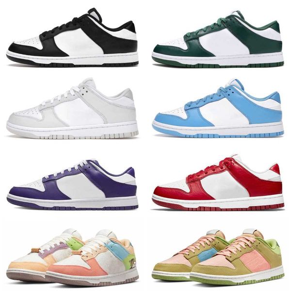 

2022 new low casual running shoes men women sb black white unc coast university bule chicago pn dust valentines day green bears orange