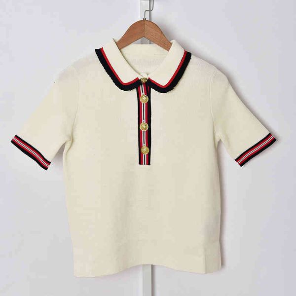 

women's sweaters spring and summer style small fragrant wind lapel stripe stitched cuff sweater, White;black