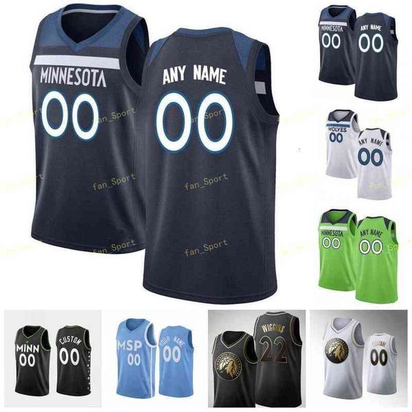 

city earned edition custom printed karl-anthony 32 towns malik 5 beasley d'angelo 0 russell anthony 1 edwards naz 11 reid basketball je, Black