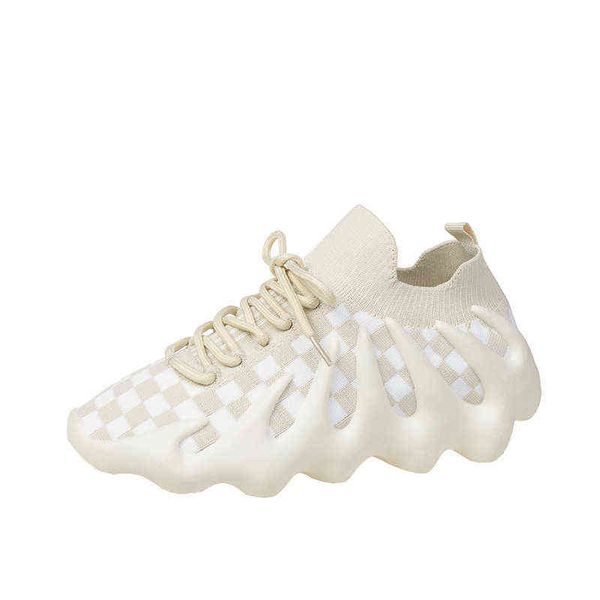 

2022 fashion flying woven casual sports shoes 450 coconut ocs running shoes women's shoes, Black