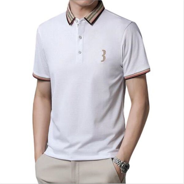 

luxurys designers summer mens women's drees fashion cotton polo shirt men turn down collar casual social style giraffe brand printing m, White;black