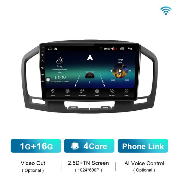 

car radio 9 inch video for buick regal 2014-2016 android 10 multimedia player gps navigation