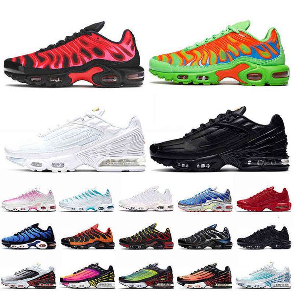 

2021 plus tn mens running shoes big size 46 university red mean green tuned 3 white black trainers sneakers