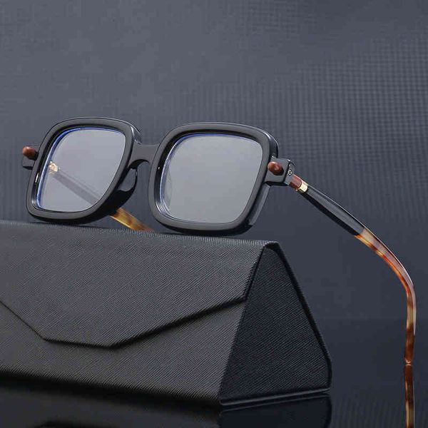 

2022 fashion sun glasses for women new frame sunglass men's square anti blue eyewear outdoor casual man sunglasses, White;black