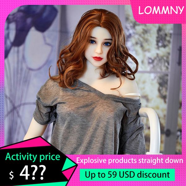 

a doll lommny real dolls full tpe body anime love siliocne doll with implanted hair head realistic face toys for