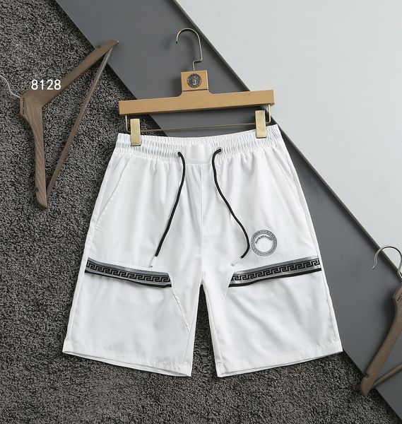 

designer style new luxury casual men's shorts snake pattern flower embroidery mens swimming shorts high street fashion medusa beach pan, White;black