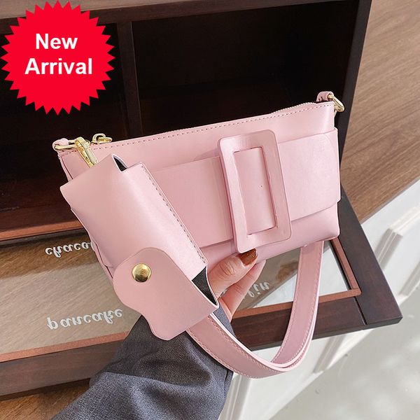 

sale latest ladies bags women's new fashion belt handbag simple texture shoulder